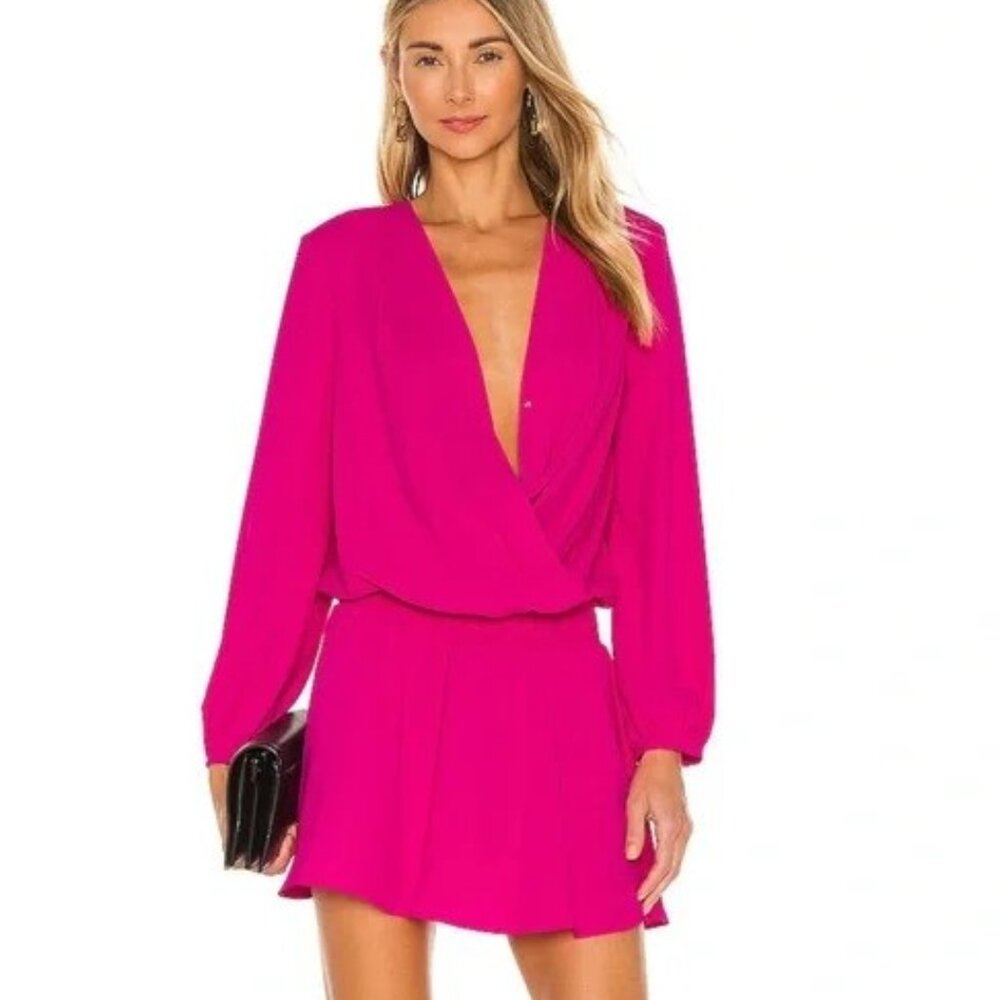 Amanda Uprichard Hot Pink Mini Dress xs